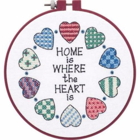 Дом и сердце Набор для вышивки крестом Dimensions 72408