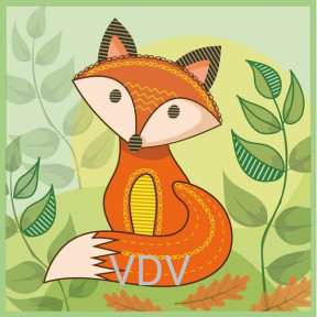 Лисичка Набір для вишивання декоративними швами VDV ТВ-0012