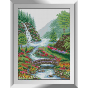 Горный водопад Набор алмазной живописи Dream Art 31812D