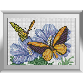 Бабочки с анемонами Набор алмазной живописи Dream Art 31831D