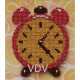Часы Набор для вышивания бисером VDV ТНБ-0162