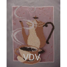 Ароматный кофе Схема для вышивания бисером VDV Т-0201