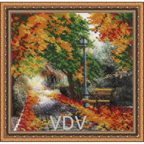 Осенний парк Заготовка для вышивания бисером VDV Т-0263 фото