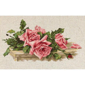Набор для вышивки Luca-S BL22400 Розовые розы фото