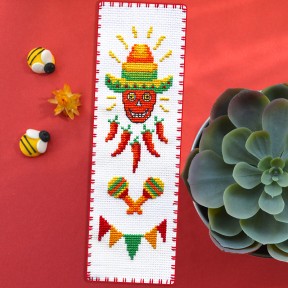 Мексиканец Набор для вышивки крестом закладки Повитруля