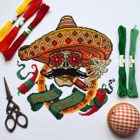 Viva la Mexico Набор для вышивки крестом Повитруля P8-009