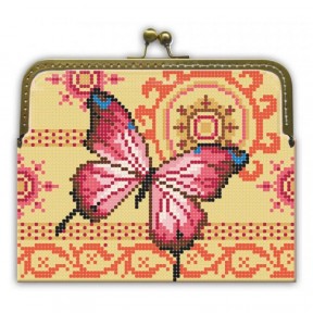 Розовая бабочка Сумочка для вышивки бисером Повитруля FB8-05