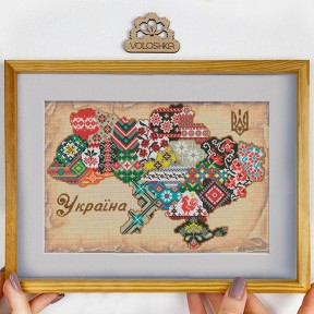 Карта Украины Набор для вышивки крестом Virena VC_033