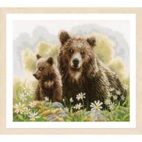Медведи в лесу Набор для вышивки крестом LanArte PN-0194788