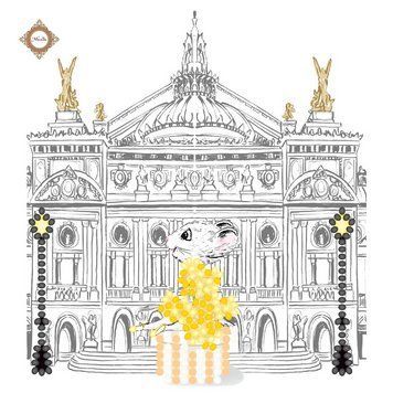 СЛМ-033 Mouse art. ТМ Міледі. Схема-мініатюра для вишивки бісером Міледі СЛМ-033 фото