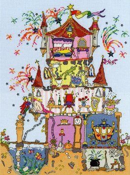 Набір для вишивання хрестиком Bothy Threads XCT2 Princess Palace Палац принцеси XCT2 фото