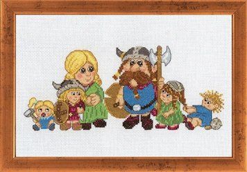 Набор для вышивания Permin 92-6321 Viking family 92-6321 фото