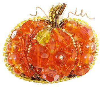 Набір для виготовлення брошки Crystal Art Гарбуз БП-242 БП-242чм фото