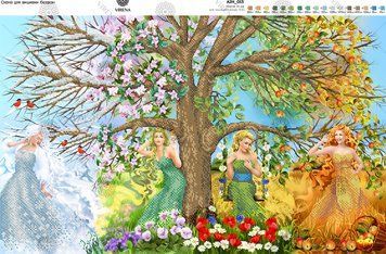 Времена года Схема (панорамная) Virena А2Н_013 А2Н_013 фото