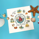 Набір для вишивання хрестиком Біля моря Beside The Seaside Bothy Threads XAL14 XAL14 фото 2