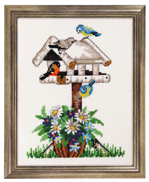 Набір для вишивання "Годівниця (Birdtable)" PERMIN 92-7100 фото