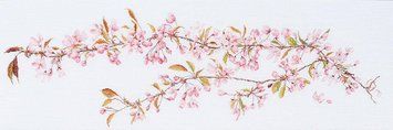 Набір для вишивання хрестиком Japanese Blossom Linen Thea Gouverneur 481 gouverneur_481 фото