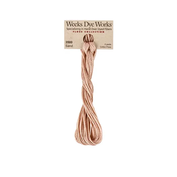 Муліне ручного фарбування Weeks Dye Works 3500 Sand WDW3500 фото