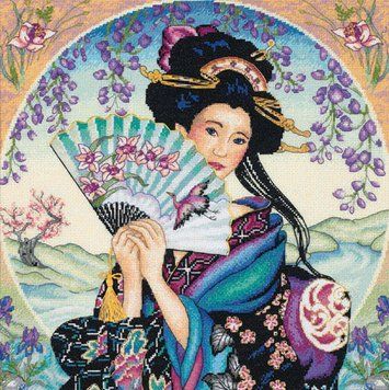 Набір для вишивки Dimensions 35206 The Enchanting Geisha 35206 фото
