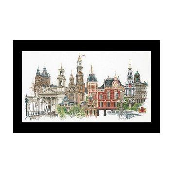 Amsterdam Aida Набір для вишивання хрестиком Thea Gouverneur gouverneur_450A gouverneur_450A фото
