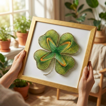 Набір String Art Clover розмір 30х30 см EX-028 фото