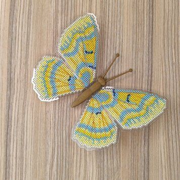 Iotaphora iridicolor. Метелик Набір для вишивання хрестиком ArtInspirate BUT-79 BUT-79 фото