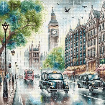 Лондон. London Набір для вишивання хрестиком AVA P055 P055 фото