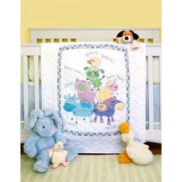 Набір для вишивання ковдри Dimensions 73258 Farm Friends 73258 фото