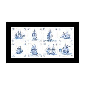 Antique Dutch Tiles Delft Blue Aida Набір для вишивання хрестиком Thea Gouverneur gouverneur_482A gouverneur_482A фото