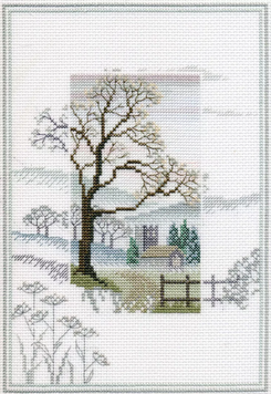 Набір для вишивання хрестиком Зимове дерево Winter Tree Bothy Threads DWMM1 DWMM1 фото