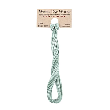 Муліне ручного фарбування Weeks Dye Works 1166 Sea Foam WDW1166 фото