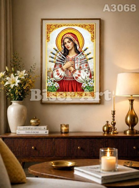 Матерь Божья Семистрельная Схема для вышивания бисером Biser-Art A3068ба A3068ба фото