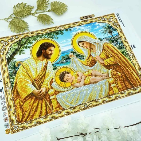 Святе сімейство в золоті Схема для вишивання бісером Virena А2Р_105 А2Р_105 фото