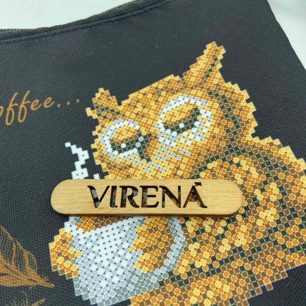 Сова з кавою Косметичка під вишивку бісером Virena Косметичка_322 Косметичка_322 фото