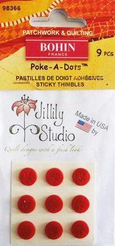 Наперстки Poke-A-Dots (8шт) Bohin (Франция) 98366 98366 фото