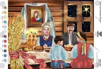 Родина Схема для вишивання бісером Virena А4Н_129 А4Н_129 фото