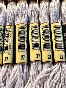 Муліне для вишивання AIRO №27 колір White Violet/White violet 8м AIRO27 фото