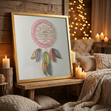 Набір String Art Dream Catcher розмір 50х50 EX-032 фото