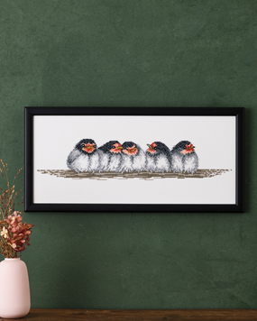 Набор для вышивания Ласточки (Swallows) PERMIN 92-4479 фото
