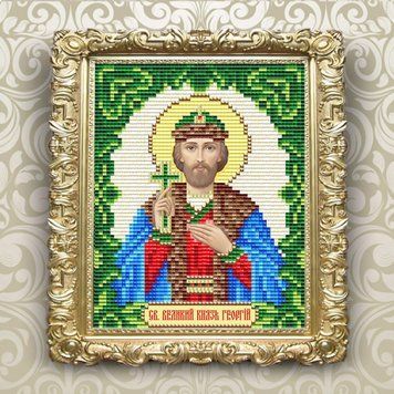 Святой Великий Князь Георгий (Юрий) Набор в алмазной технике АртСоло АТ6121 АТ6121 фото