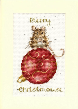 Набір для вишивання хрестиком Веселого Різдва Merry Christmouse Card Bothy Threads XMAS50E XMAS50E фото