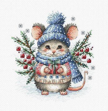 Різдвяна магія. Christmas Magic Набір для вишивання хрестиком AVA P027 P027 фото