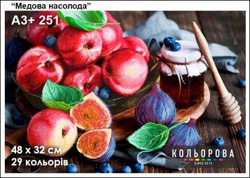 Медовое наслаждение Схема для вышивания бисером ТМ КОЛЬОРОВА А3+ 251 А3+ 251 фото