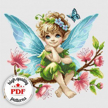 Весенние мечты Электронная схема для вышивания крестом Wonderland Сrafts WLP-011 WLP-011 фото