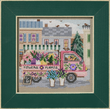 Набор для вышивания Flower Truck/Цветочный грузовик Mill Hill MH142614 MH142614 фото