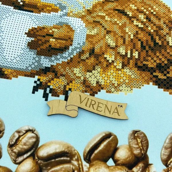 Сова с чашкой кофе Схема для вышивания бисером ТМ VIRENA КВ 3025 КВ 3025 фото