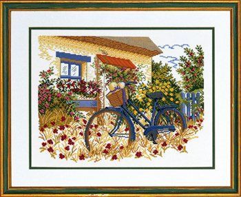 Набір для вишивання Eva Rosenstand Blue bike 14-153 14-153 фото