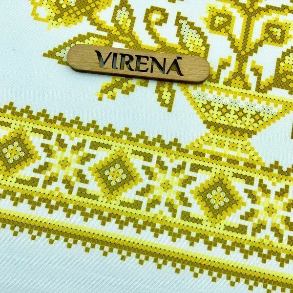 Рушник свадебный большой в золоте Заготовка для вышивки бисером Virena РВВ_077 РВВ_077 фото