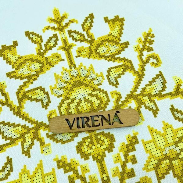 Рушник свадебный большой в золоте Заготовка для вышивки бисером Virena РВВ_077 РВВ_077 фото