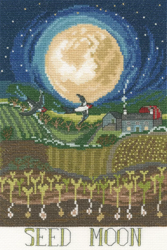 Набір для вишивання хрестиком "Повний місяць//Seed Moon" Bothy Threads XDD13 фото